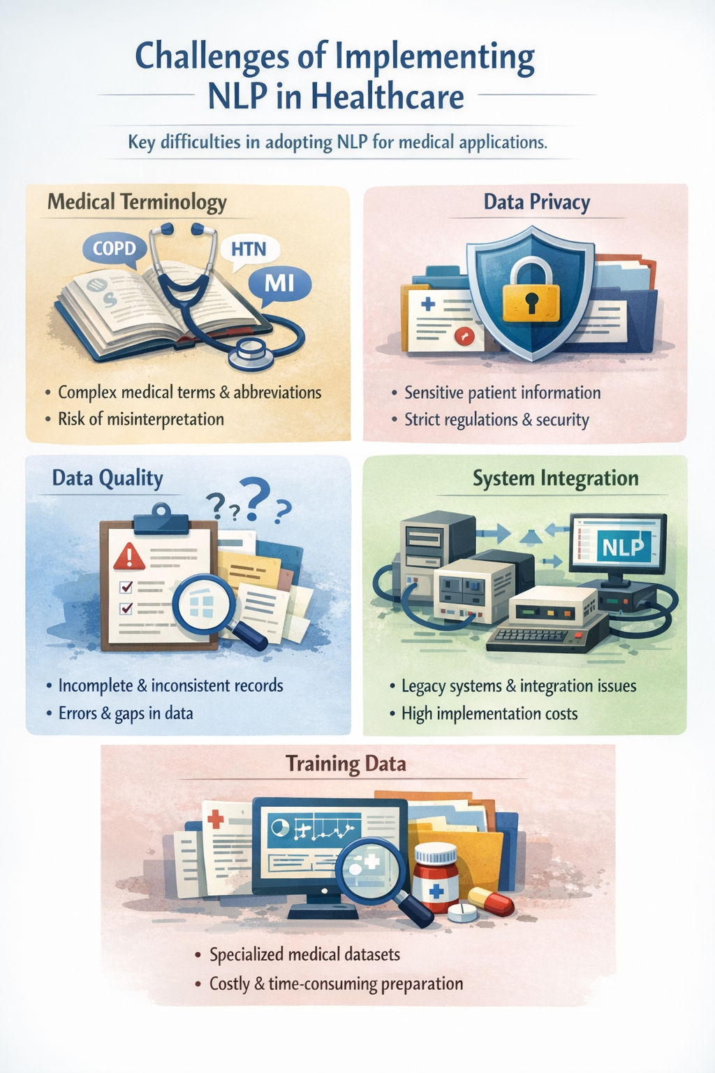 Challenges of Implementing NLP in Healthcare